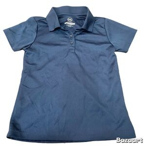Sz 6 Boys Wonder Nation Navy Blue Dri Fit Polo Shirt